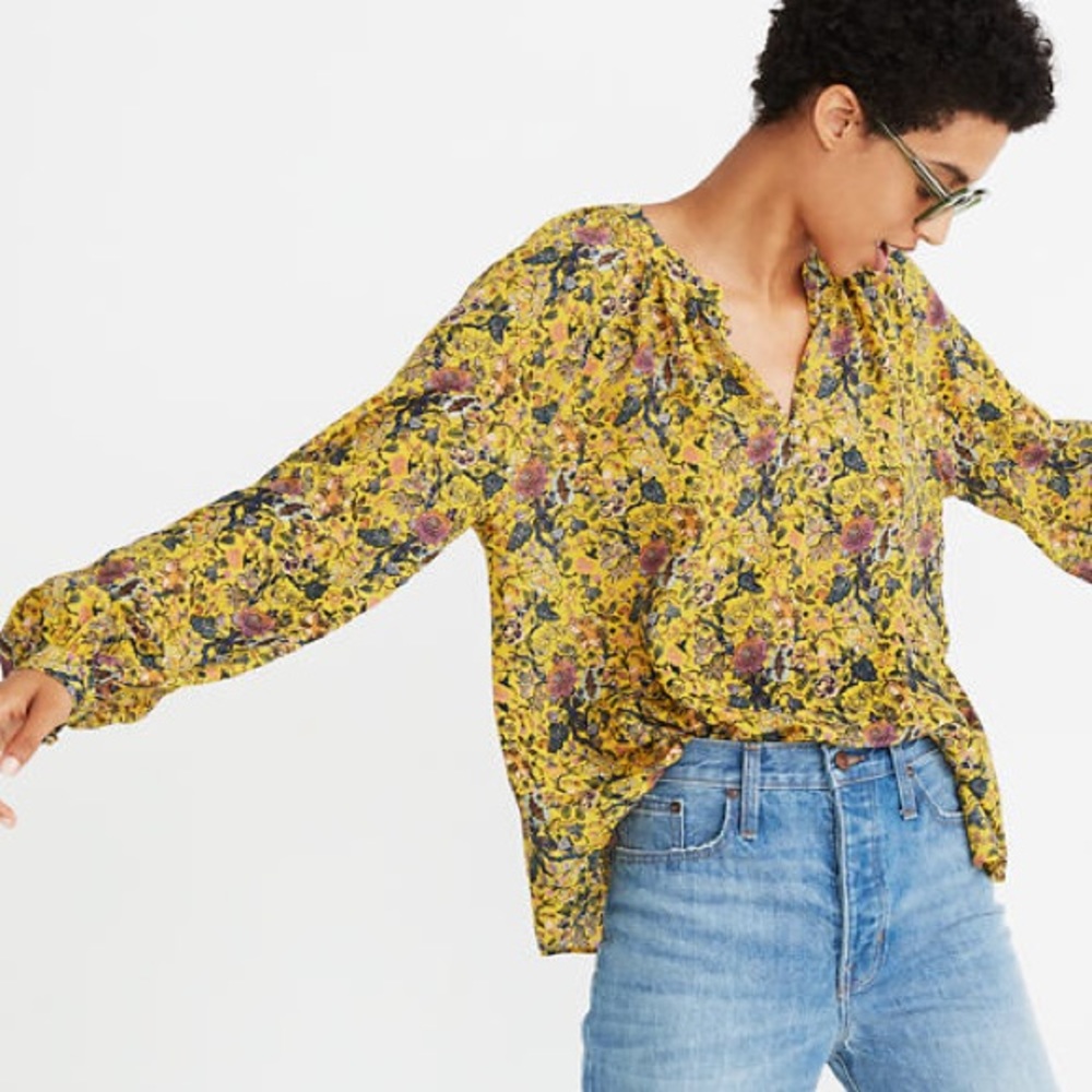 Madwell X Karen Walker Floral Top